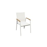 Whiteline Modern Living Cannes Indoor / Outdoor Dining Armchair - Set of 4