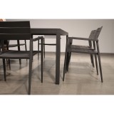 Whiteline Modern Living Venice Indoor / Outdoor Dining Armchair - Set of 4