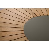 Whiteline Modern Living Sanctuary Indoor / Outdoor Dining Table - Taupe