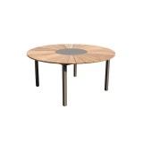 Whiteline Modern Living Sanctuary Indoor / Outdoor Dining Table - Taupe