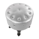 LumiSource Pouf Round Ottoman - Top
