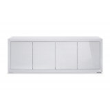 Pendenza Buffet 4 Door With High Gloss White - Front