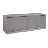 Pendenza Buffet 4 Door With Gray Oak Veneer - Angled