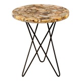 Natura Agate Accent Table - Front