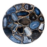 Shimmer Agate Accent Table - Table Top