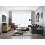 Moe's Home Collection Perth Club Chair Light Brown - Lifestyle 2