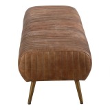 Moe's Home Collection Endora Bench Cappucino - Side Angle