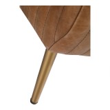 Moe's Home Collection Endora Bench Cappucino - Leg Close-Up