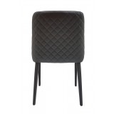 Polly Chair In Anthracite Grey - Back