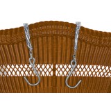 Tortuga Portside Porch Swing - Amber Back