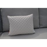 Primavera All-weather Scatter Diamond Stitch Pillows - Mouse Grey