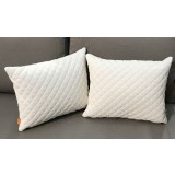 Primavera All-weather Scatter Diamond Stitch Pillows - White - Pillow Close Up