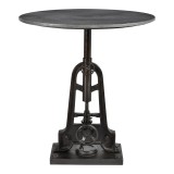 Delaware Adjustable Café Table - Top Angled