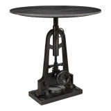 Delaware Adjustable Café Table - Angled View
