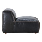 Moe's Home Collection Luxe Slipper Chair Antique Black - Side
