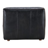 Moe's Home Collection Luxe Slipper Chair Antique Black - Back Angle