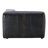 Moe's Home Collection Luxe Corner Chair Antique Black  - Back