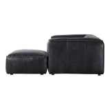 Moe's Home Collection Luxe Nook Modular Sectional Antique Black - Side Angle