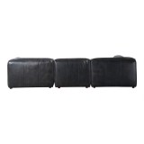 Moe's Home Collection Luxe Dream Modular Sectional Antique Black - Back View