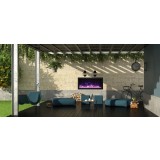 Remii 35" Extra Slim Indoor Or Outdoor Electric Built-in Fireplace - 