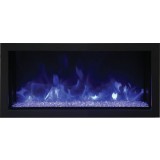 Remii 35" Extra Slim Indoor Or Outdoor Electric Built-in Fireplace - Blue Flame