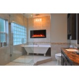 Remii 35" Extra Slim Indoor Or Outdoor Electric Built-in Fireplace - Lifetyle 1
