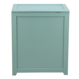 Oceanstar Storage Laundry Hamper - Turquoise - Back
