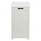 Oceanstar Storage Laundry Hamper - White - Side