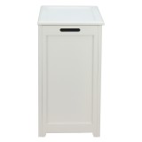 Oceanstar Storage Laundry Hamper - White - Side