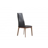 Ricky Dining Chair Black Faux Leather 