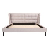 Moe's Home Collection Ostalo Queen Bed - Grey - Front