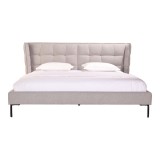 Moe's Home Collection Ostalo King Bed - Grey - Front
