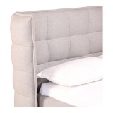 Moe's Home Collection Ostalo King Bed - Grey - Headboard