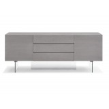 Roxana Buffet In Grey Oak - Front