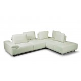 Roxanne Right Hand Facing Sectional In Light Grey - 