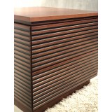 Furnitech Signature Collection Samba End Table in Autumn Cherry with a Cognac Finish 
