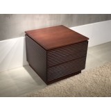 Furnitech Signature Collection Samba End Table in Autumn Cherry with a Cognac Finish 