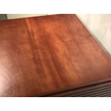 Furnitech Signature Collection Samba End Table in Autumn Cherry with a Cognac Finish 