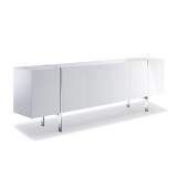 Whiteline Modern Living Struttura Buffet Large - White - Angled