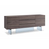 Roxana Buffet In Walnut Veneer - Angled