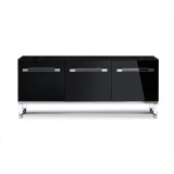 Brianna Buffet In High Gloss Black - Front