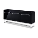 Brianna Buffet In High Gloss Black - Angled