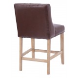24" Counter Stool - Brown - Back