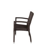 Sierra Dining Arm Chair - Espresso - Side