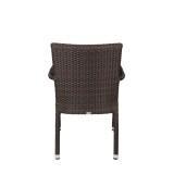 Sierra Dining Arm Chair - Espresso - Back