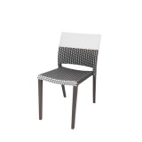 Espresso & White Wicker - Espresso Frame