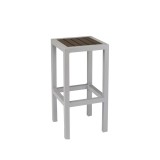 Silver Frame And Espesso Seat