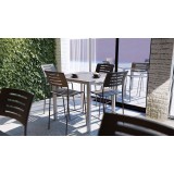 Adele Bar Side Chair - Bronze Age/Tex Gray