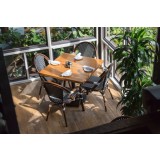 Paris Bar Side Chair - Black and White - Lifestyle