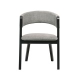 Cortina Rowan Black Dining Chair - Front